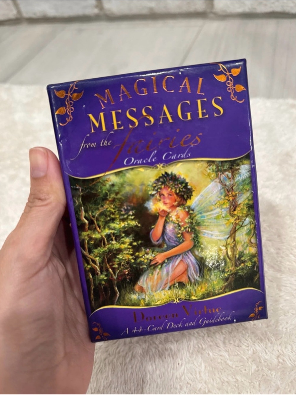 Doreen Virtue Magical Messages from the Fairies Oracle Cards - Purple